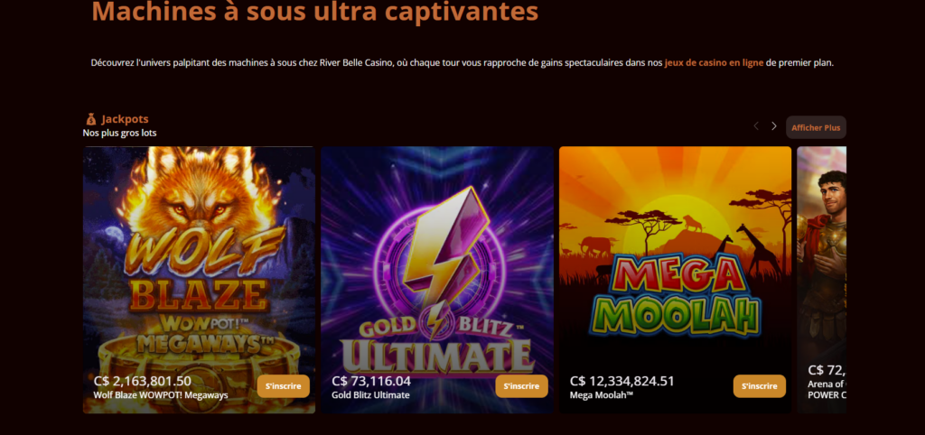river belle canada slots FR