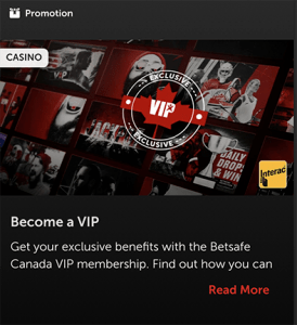 Betsafe VIP Program