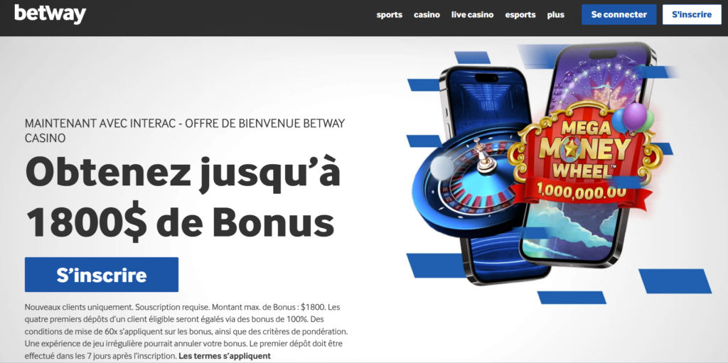 Betway casino canada french