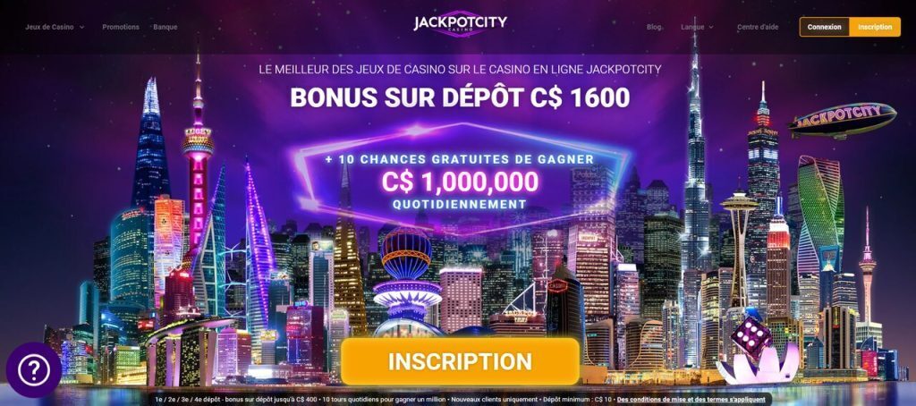 jackpotcity lobby FR