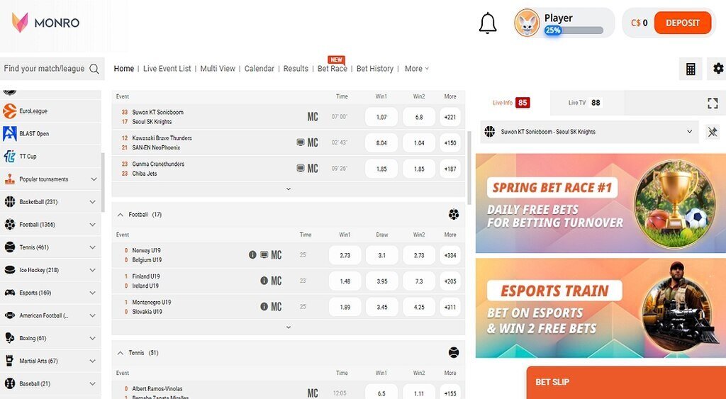 Monro Sports Betting