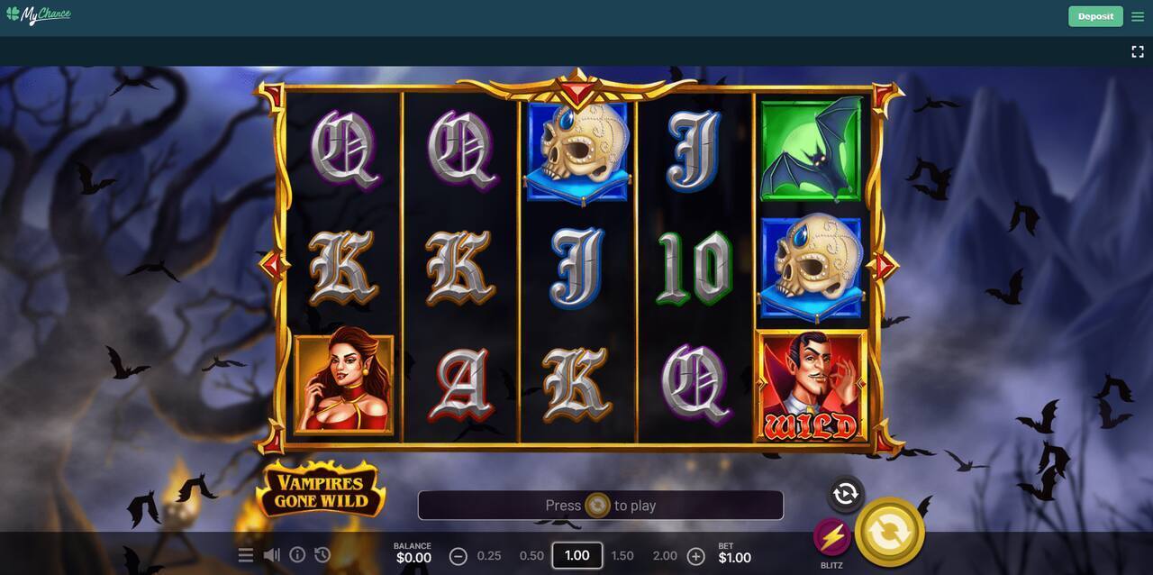 Vampires Gone Wild Slots Online