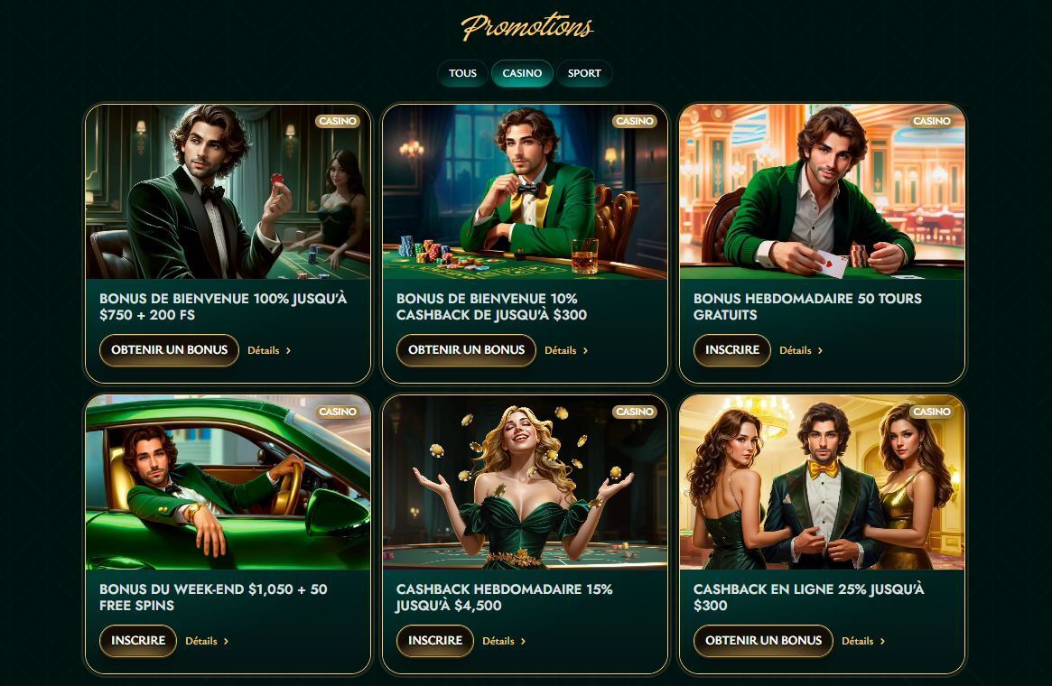 Cashed Casino Promos FR