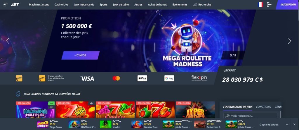 jet casino FR