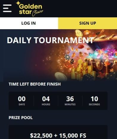Golden star casino daily tournament