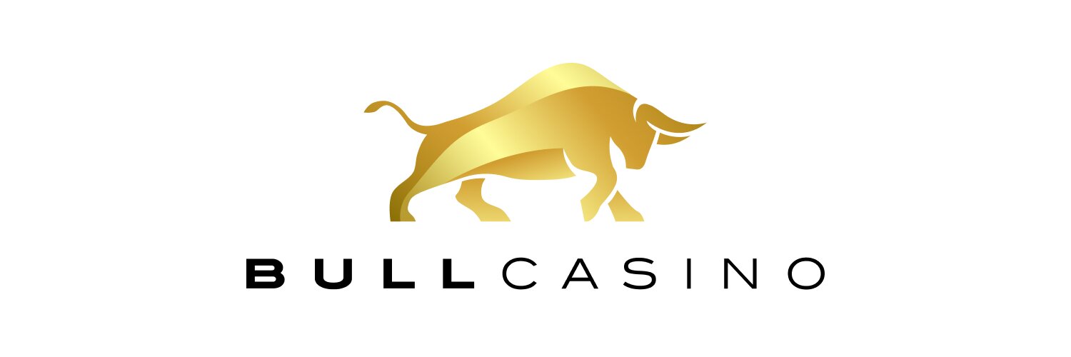 Bull Casino Logo horizontal alt white bg