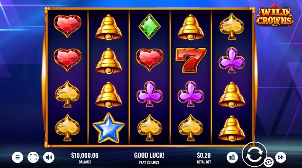 rolling slots - wild crown