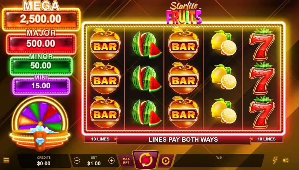 Starlite Fruits (Microgaming)